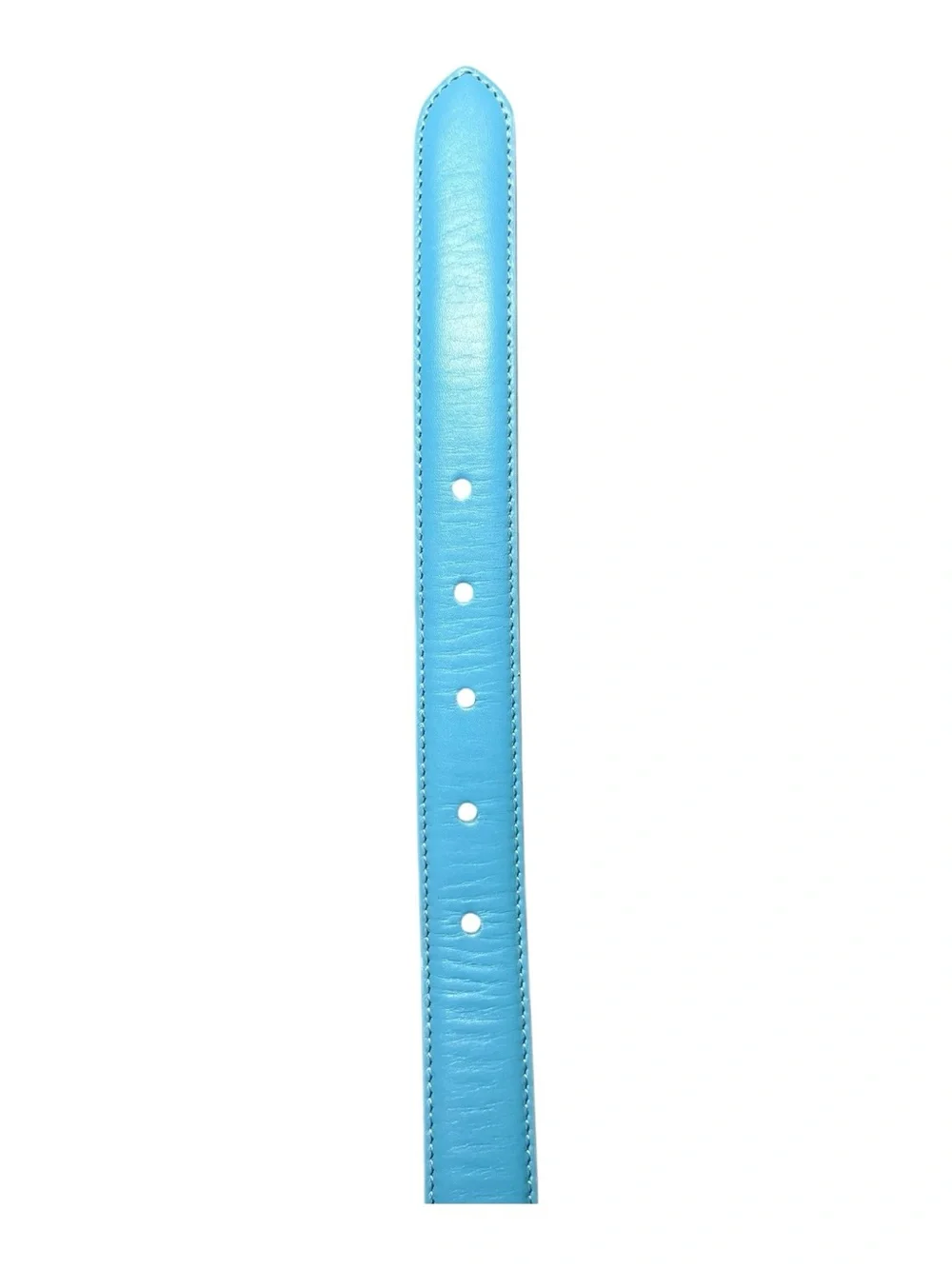 Talbots Women’s Genuine Leather Belt – Robin’s Egg Blue | Size XS | 1” Wide